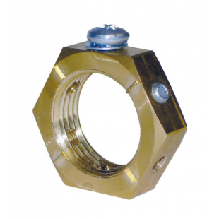 32mm Brass Earthing Nut